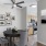 a kitchen with a table and chairs
